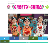 Tablet Screenshot of craftychica.com